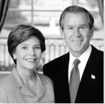 President and Mrs Bush
